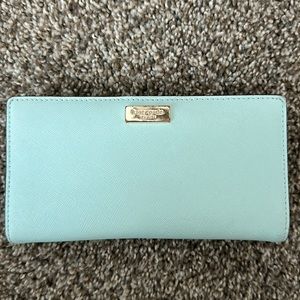 Kate spade light blue wallet